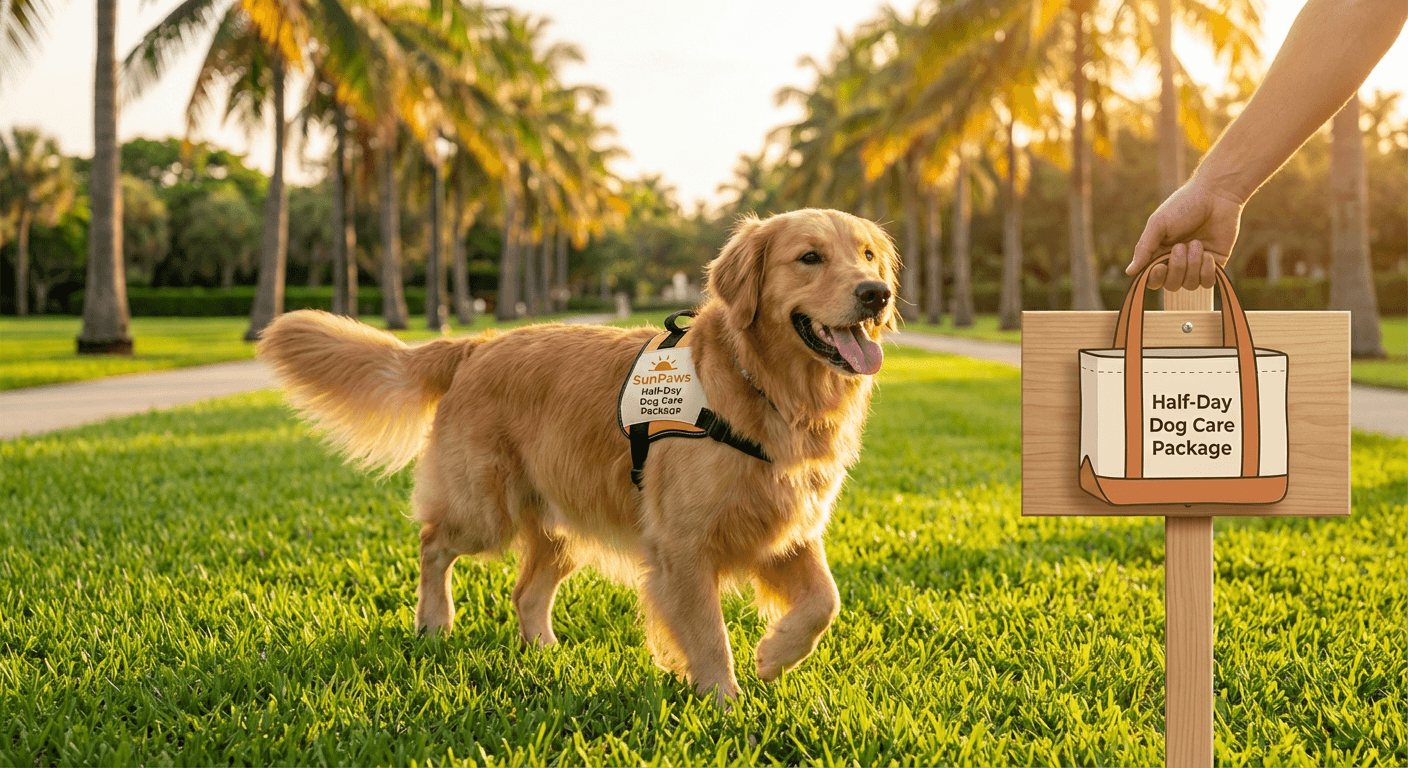 AI-generated image for Half-Day Dog Care Package
